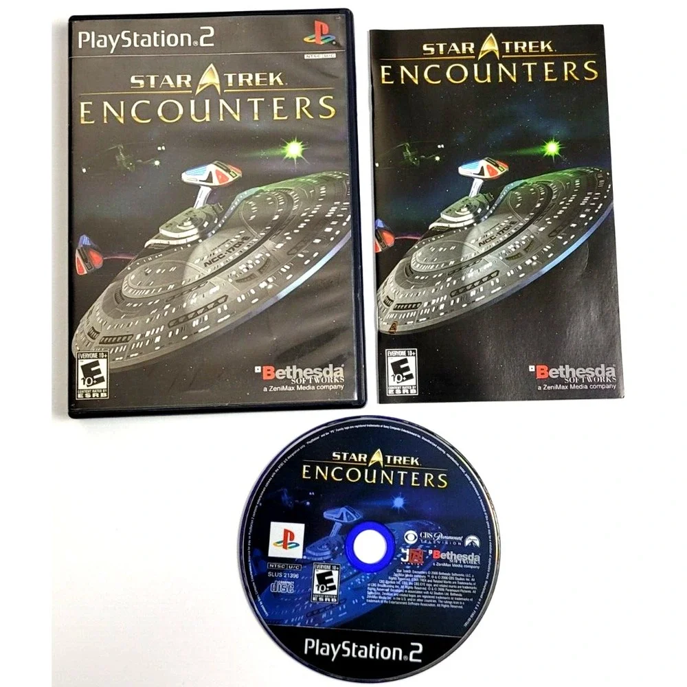 STAR TREK: ENCOUNTERS - PS2 PLAYSTATION 2 GAME COMPLETE!